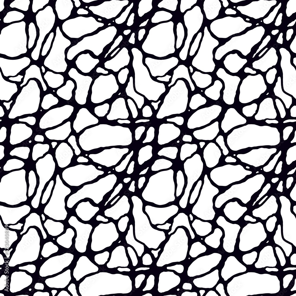seamless pattern abstract graphics black and white