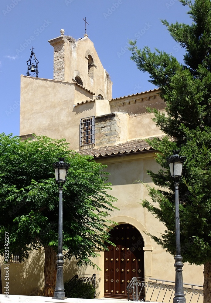 Fototapeta premium Traditional church in Campanario, Extremadura - Spain
