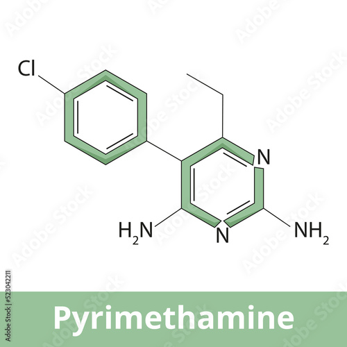 Pyrimethamine. Medication used against parasitic diseases toxoplasmosis and cystoisosporiasis, also as a second-line option to prevent pneumonia in people with HIV or AIDS.