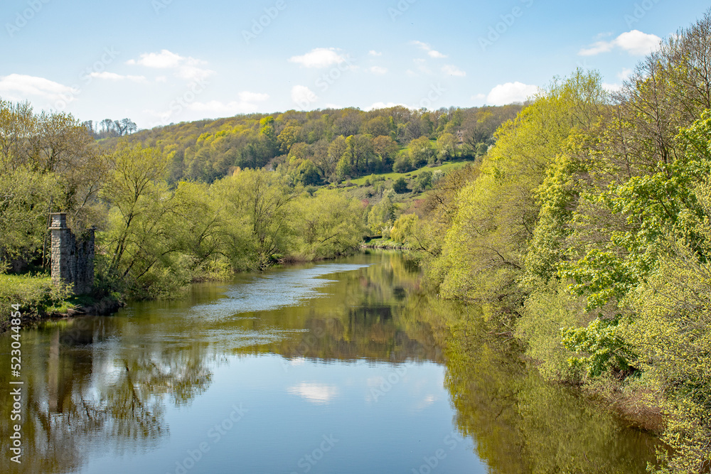 River Wye in the summertime. River Wye in the summertime.