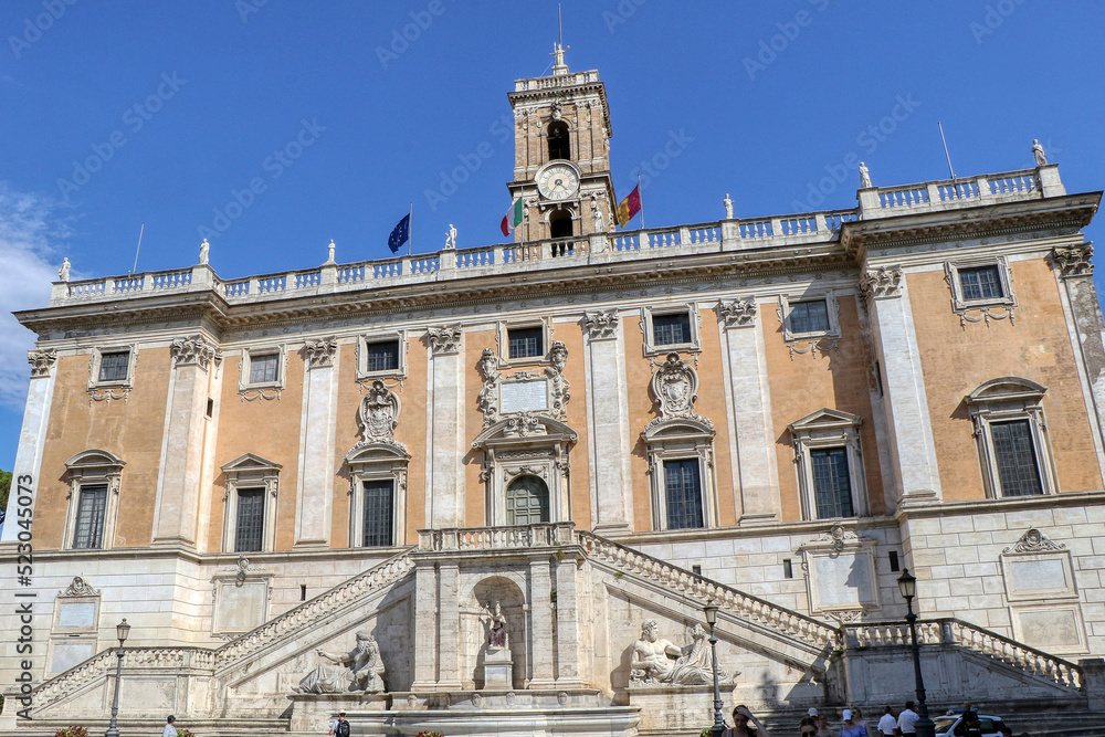 The Campidoglio, also known as Monte Capitolino (Mons Capitolinus), representative office of the municipality of Rome, Italy