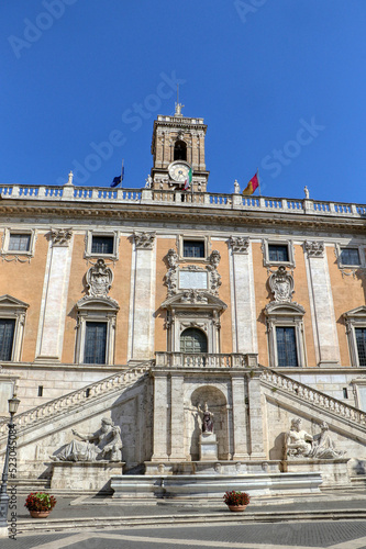 The Campidoglio, also known as Monte Capitolino (Mons Capitolinus), representative office of the municipality of Rome, Italy