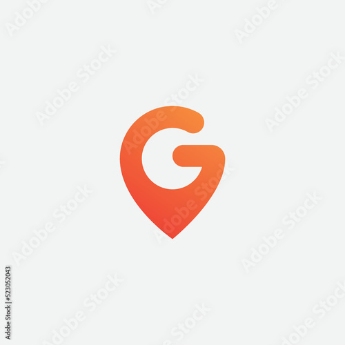 G initial logo vector symbol .eps
