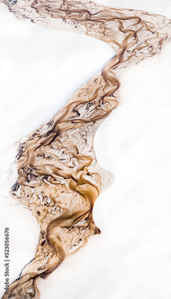aerial view of Rio Negro in Brasil Lencois Maranhenses aerial view of Rio Negro in Brasil Lencois Maranhenses