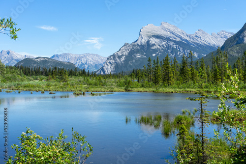 Fototapeta Naklejka Na Ścianę i Meble -  Vermilion Lakes, Banff National Park, Alberta, Canada