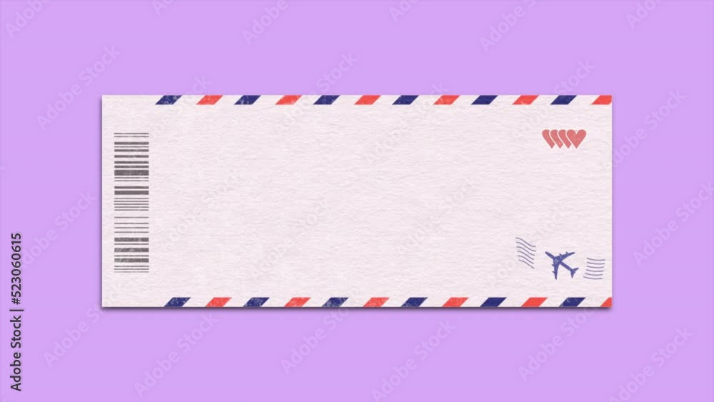 Ticket with airplane and hearts, motion holidays, romantic and wedding style background Ticket with airplane and hearts, motion holidays, romantic and wedding style background