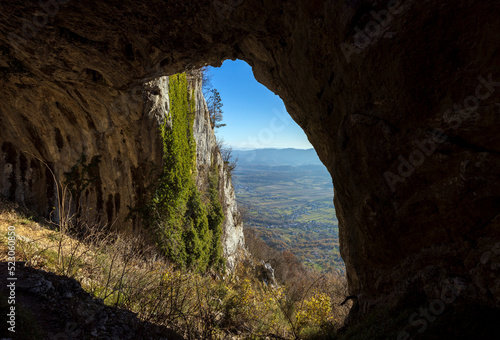 Skozno Hole Karst Geological Formation in Nature - Nova Gorica Slovenia