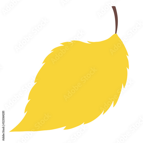 Obraz na płótnie Automn Leaf Vector Icon Illustration in flat design. w salonie