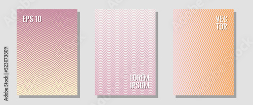 Banner graphics cool vector templates set.