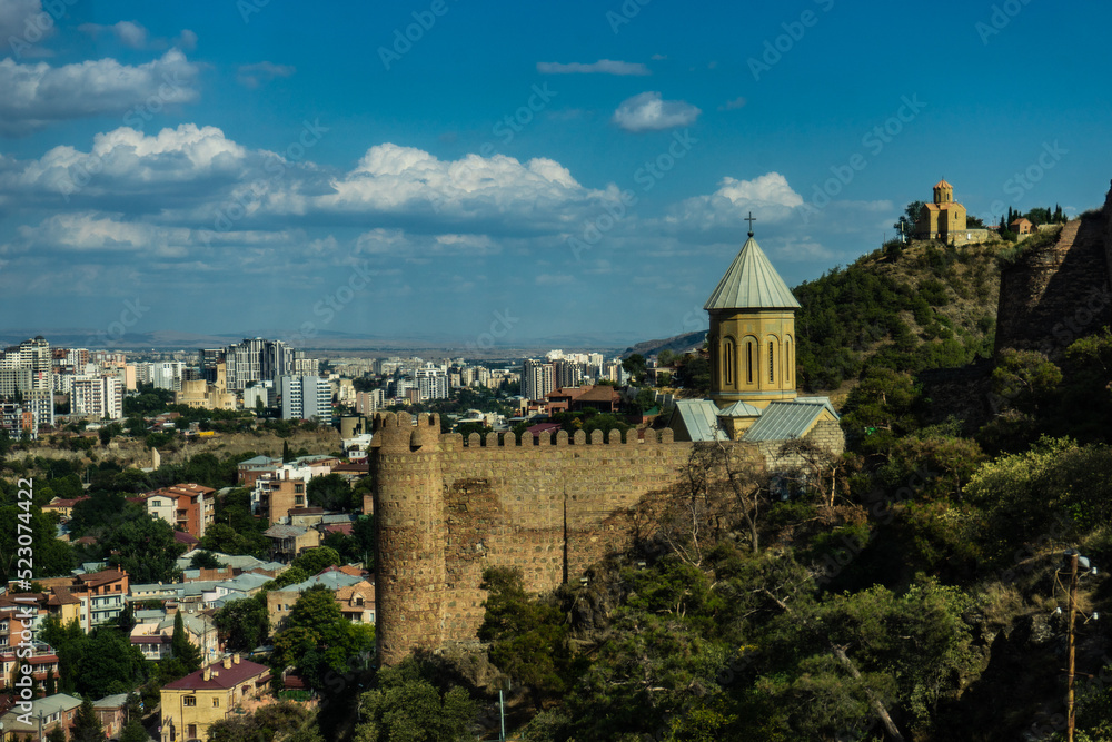 Narikala Castle over Tbilisi's Old town
