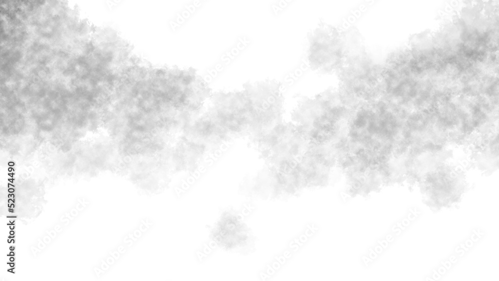 淡い雲　背景　効果　グレースケール