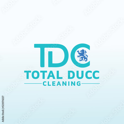 incorporate TDC with lion vector logo design