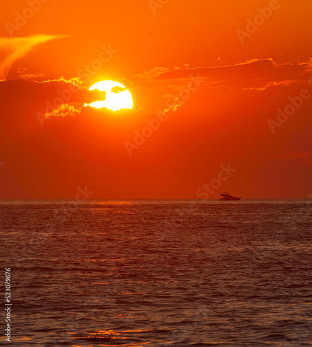 Abendrot am Meer