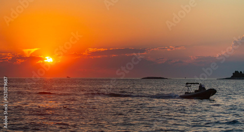 Abendrot am Meer