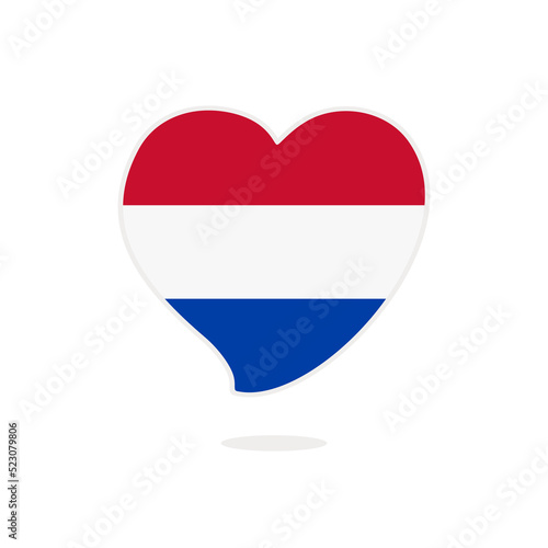 Netherlands flag heart isolated on white background. Flag of Netherlands in the shape of a heart. Vector illustration of the flag of Netherlands Free Download Netherlands flag heart isolated on white background. Flag of Netherlands in the shape of a heart. Vector illustration of the flag of Netherlands - GFXLoad