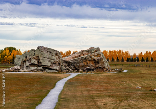 PHS Okotoks Erratic Foothills County Alberta Canada photo