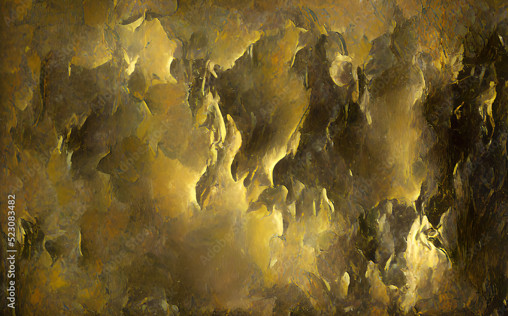 Digital illustration abstract background golden texture