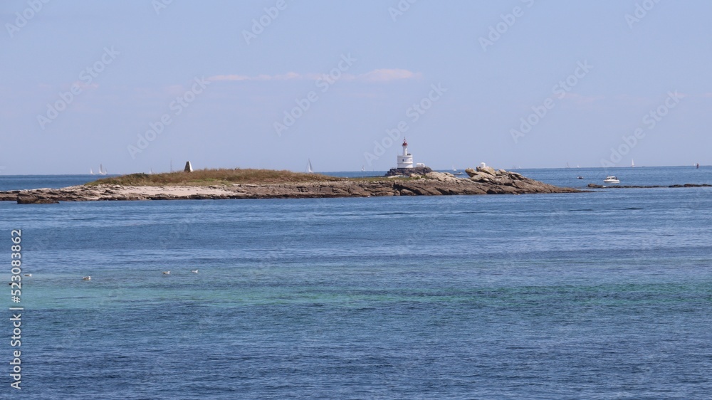 Lighthouse on the island 