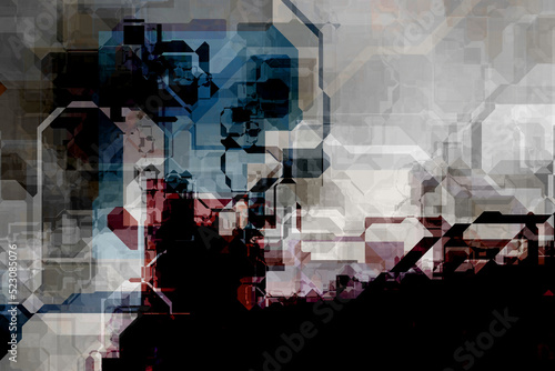 Industrial theme abstract background