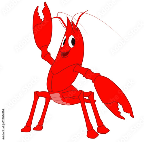 red lobster cartoon