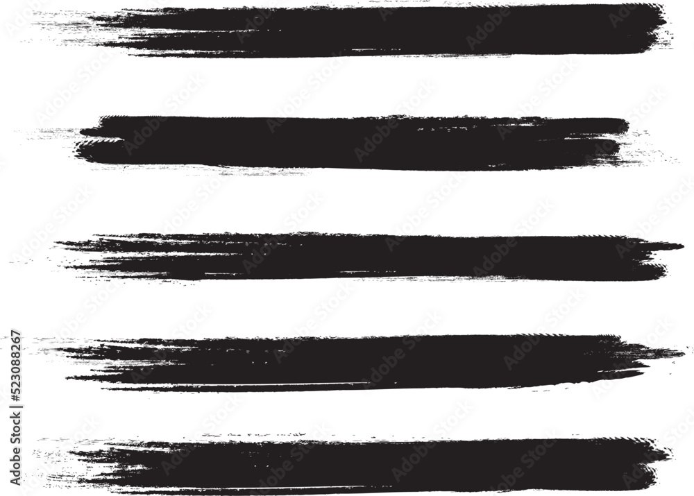 Black brush stroke set isolated on background. Collection of trendy brush stroke vector for black ink paint, grunge backdrop, dirt banner, watercolor design and dirty texture. Brush stroke vector Black brush stroke set isolated on background. Collection of trendy brush stroke vector for black ink paint, grunge backdrop, dirt banner, watercolor design and dirty texture. Brush stroke vector