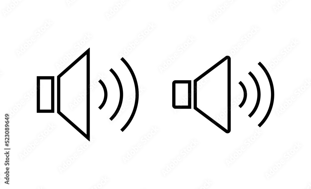 Speaker icon vector. volume sign and symbol. loudspeaker icon. sound symbol Speaker icon vector. volume sign and symbol. loudspeaker icon. sound symbol