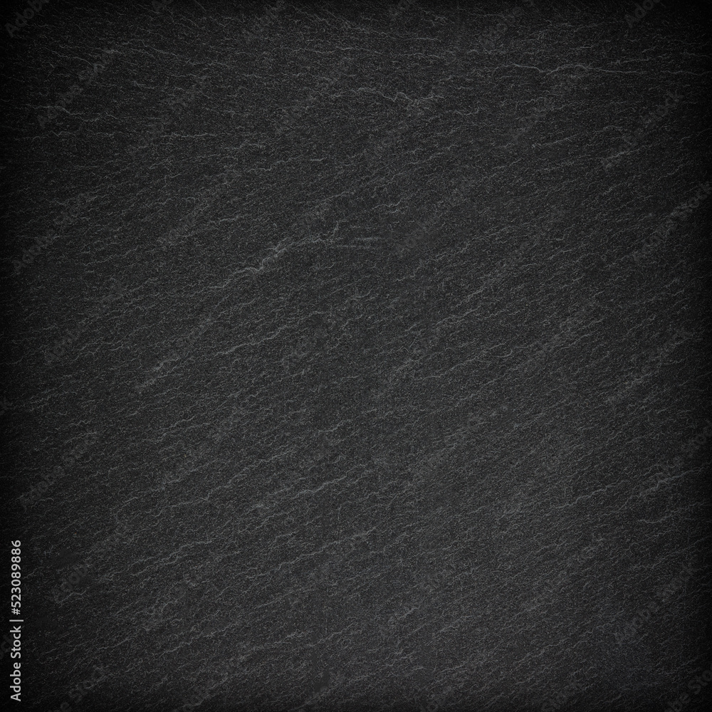 Fototapeta premium Dark grey black slate background or texture.