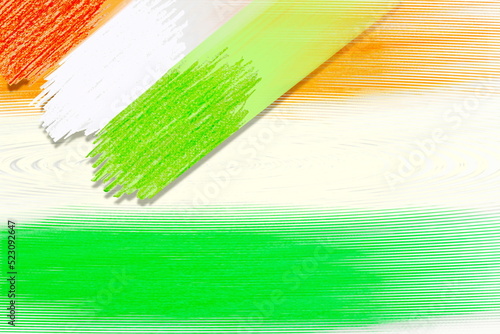 indian republic day or independence day celebration concept background indian flag or indian tiranga flag graphic design texture with copy space