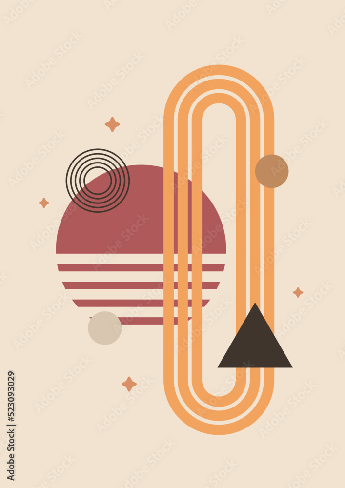 Vector illustration. Abstract poster set. Contemporary backgrounds. Mid century wall decor. Design elements for book cover, page template, print, card, brochure, magazine, poster. 60s, 70s graphic. Vector illustration. Abstract poster set. Contemporary backgrounds. Mid century wall decor. Design elements for book cover, page template, print, card, brochure, magazine, poster. 60s, 70s graphic.
