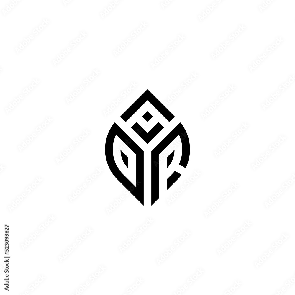 Initial Letter ADR Abstract Leaf Logo Design Symbol Initial Letter ADR Abstract Leaf Logo Design Symbol