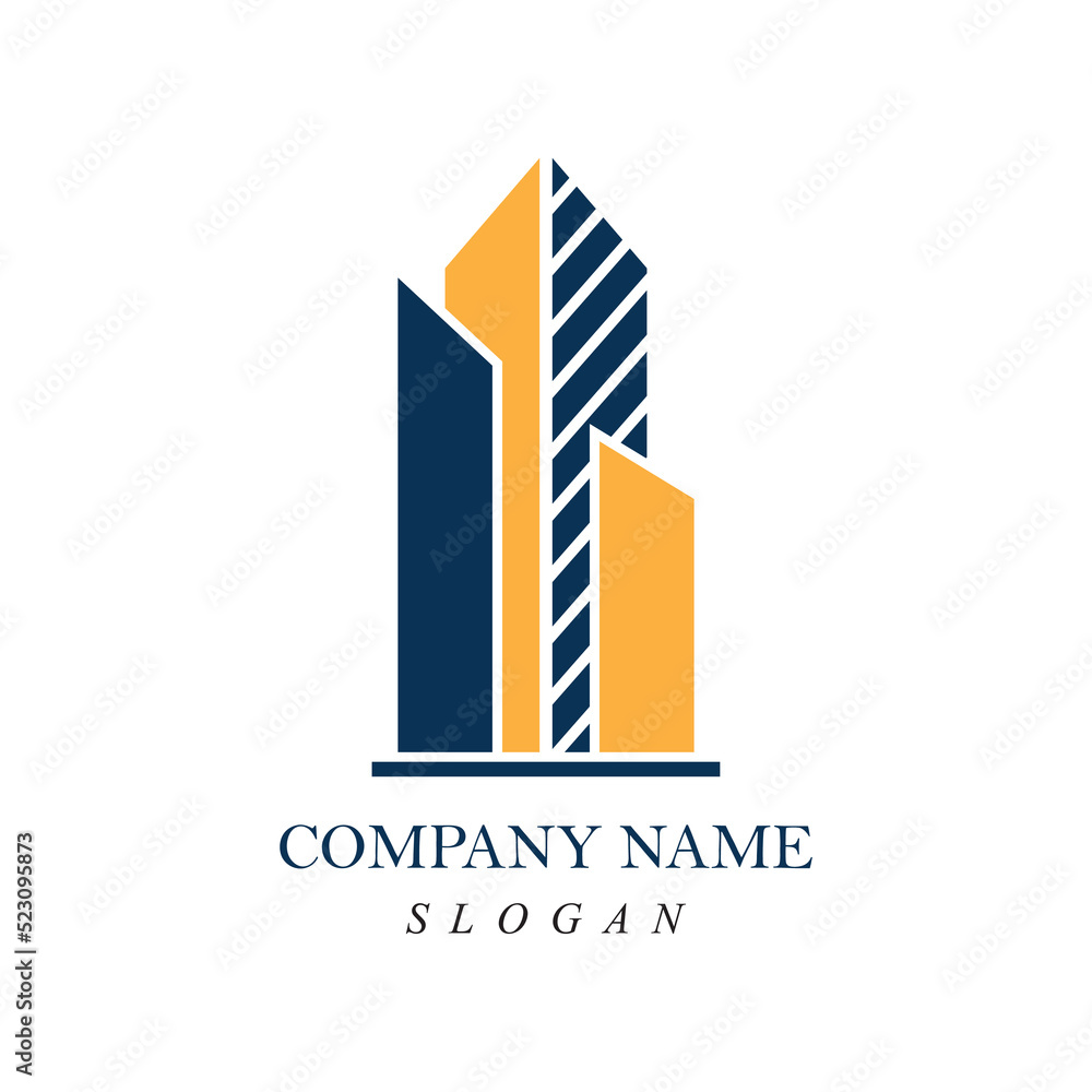 Fototapeta premium Creative building construction logo design
