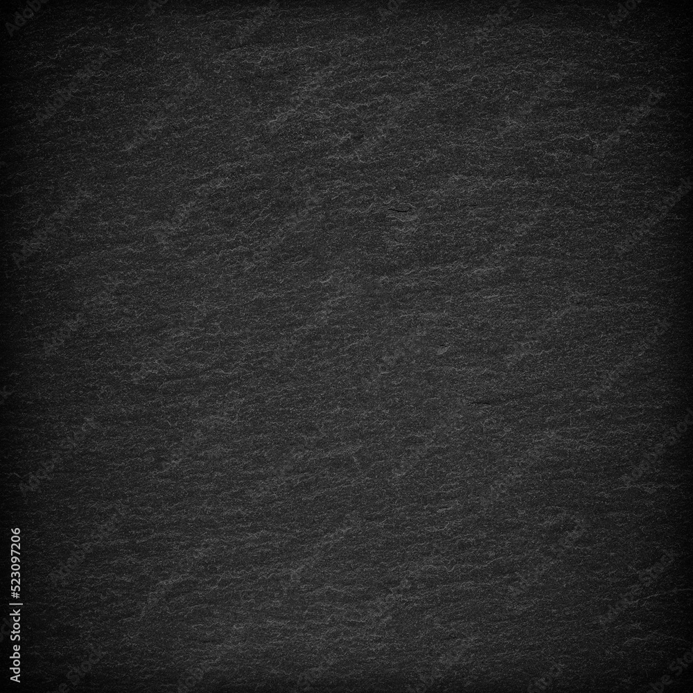 Fototapeta premium Dark grey black slate background or texture.