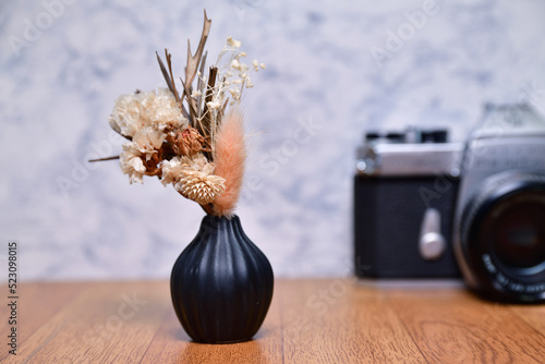 花と写真機