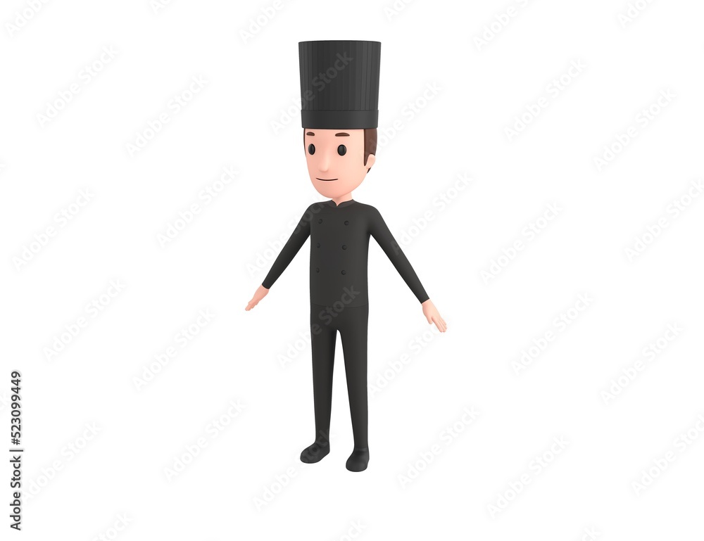Sketch design mascot man t-pose arms up standing Stock Photo - Alamy