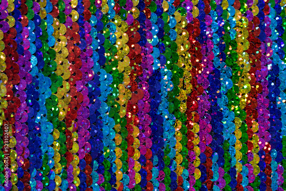 Background sequin. sequin BACKGROUND. glitter surfactant. Holiday abstract glitter background with blinking lights. Fashion fabric glitter