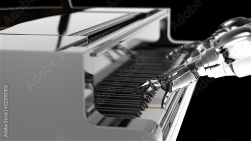 Pianist Robot Android Handピアニスト ロボット アンドロイド 手