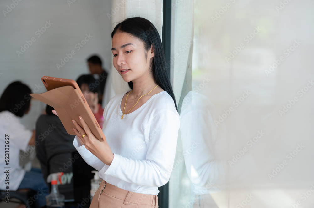 portrait of a woman in the kitchen