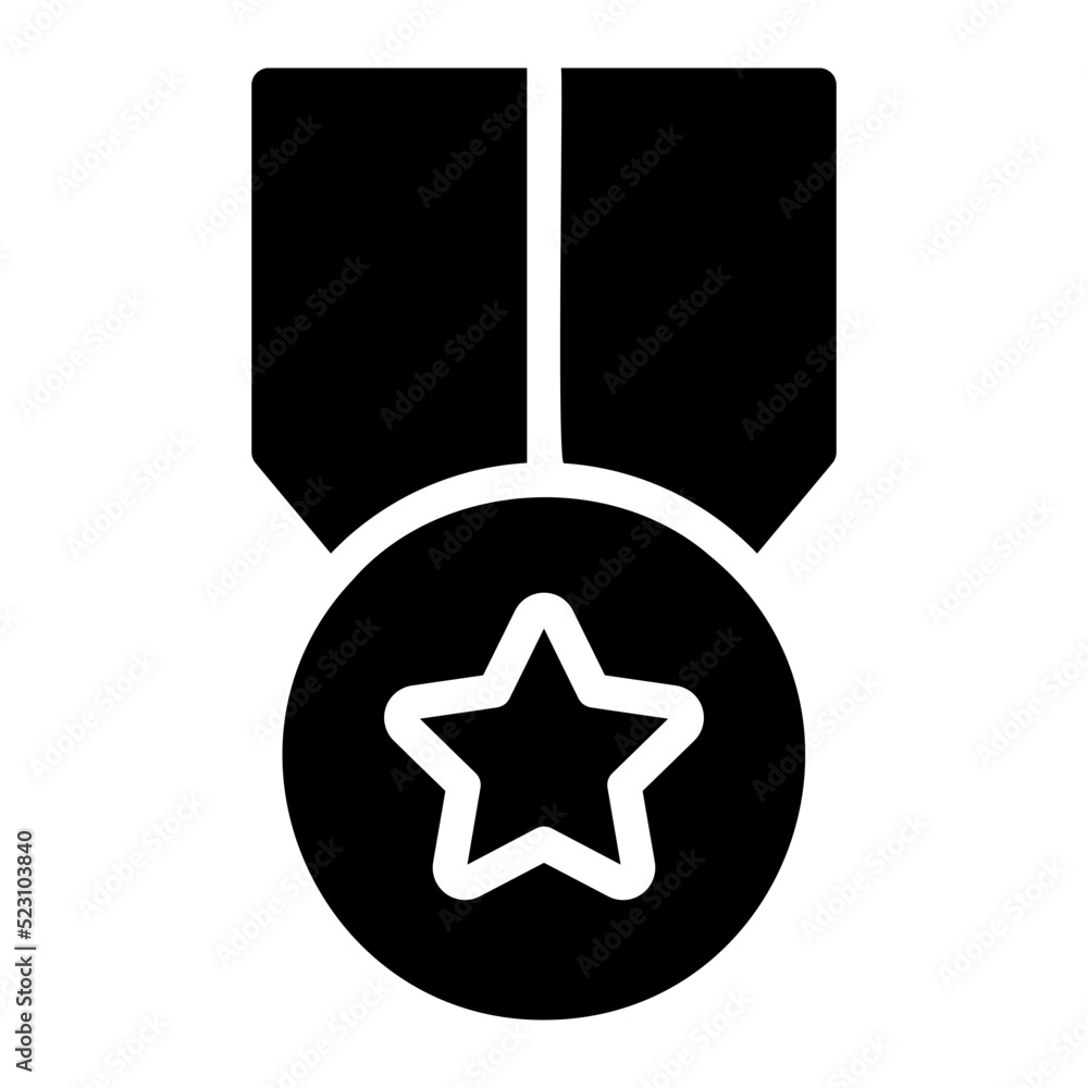 medal glyph icon medal glyph icon