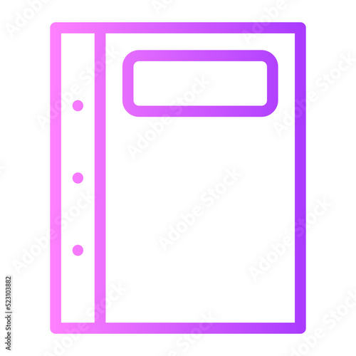 book gradient icon