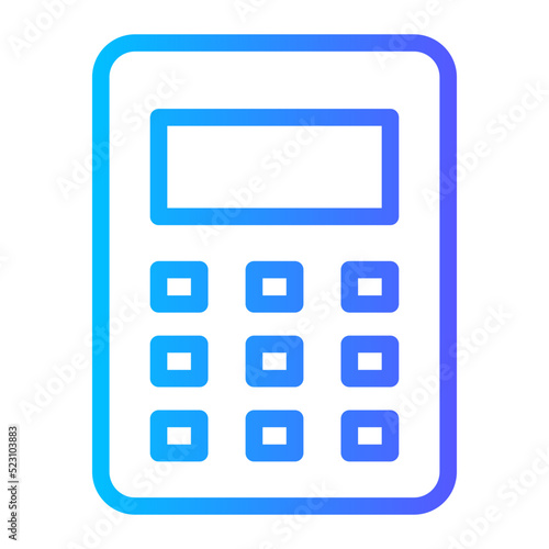 calculator gradient icon