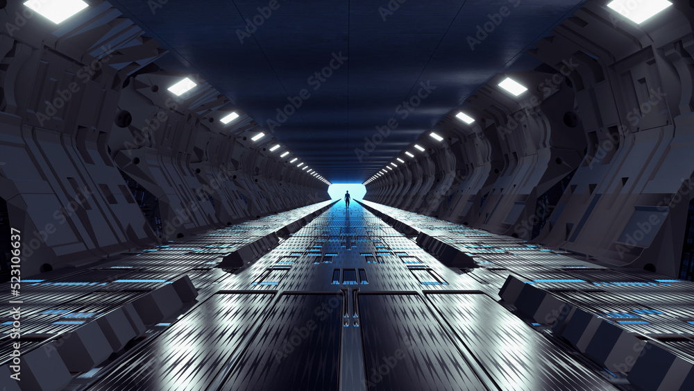 Fototapeta premium Futuristic tunnel