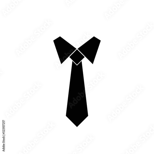 simple tie logo vector template