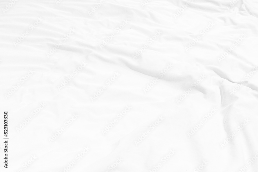 Obraz premium white bedding sheets texture for background