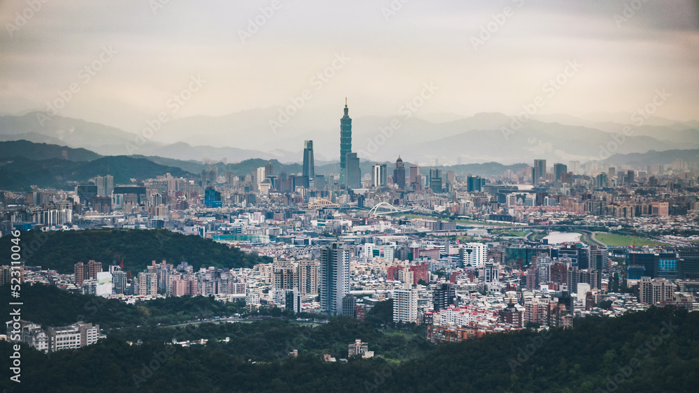 Obraz premium Taipei city skyline, Taiwan