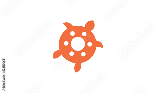 abstract logo turtle, cinema Movie Studio Video Cinema Cinematography vector design illustration for industry and business, logo emblem, logo types, logo template