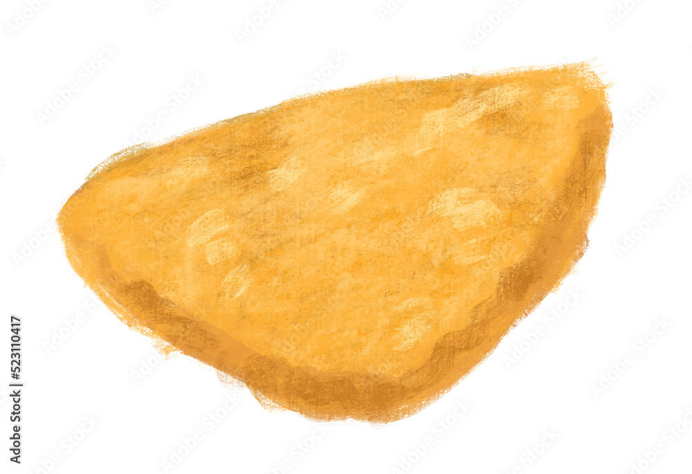 fried sweet tofu inari topping on japanese food illustration hand drawing art fried sweet tofu inari topping on japanese food illustration hand drawing art