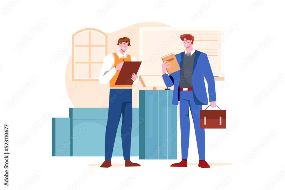 Education Illustration concept on white background Education Illustration concept on white background