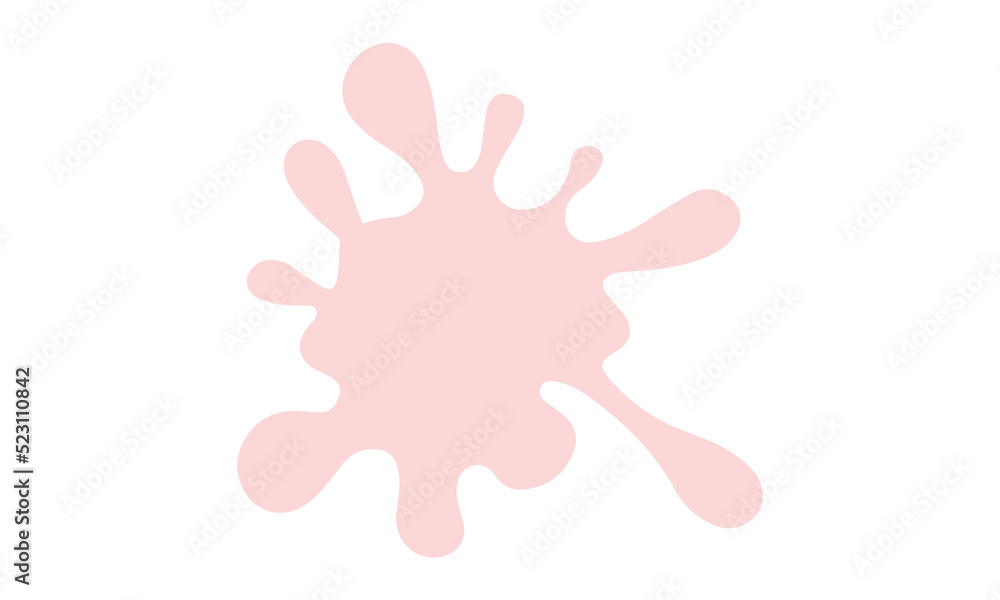 Obraz premium peach color splash