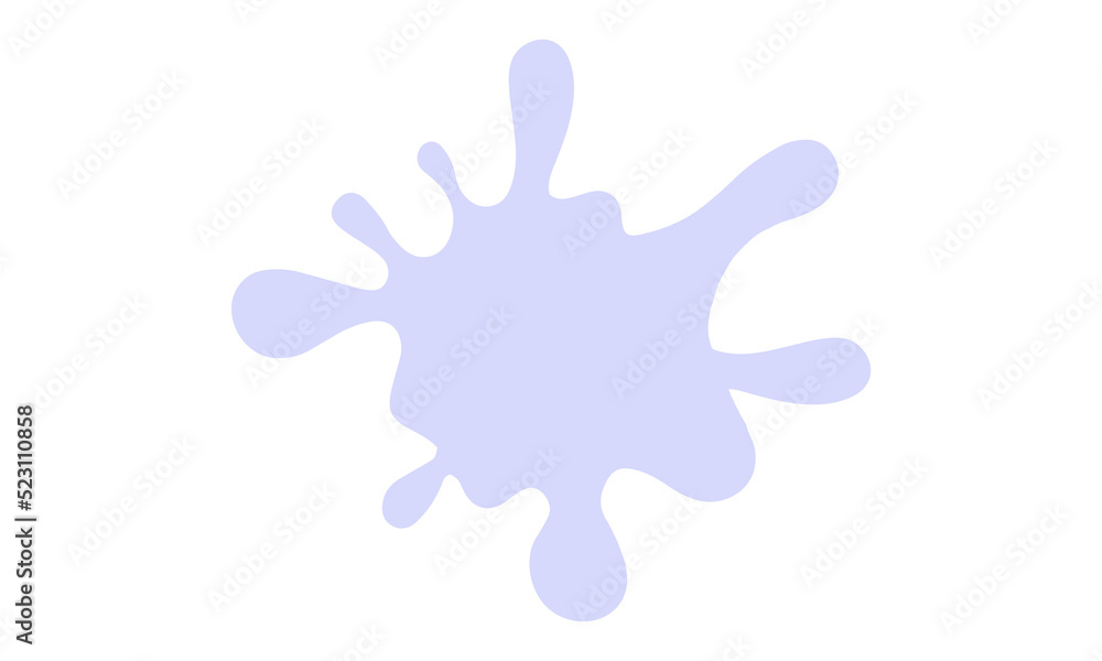 Obraz premium soft blue splash