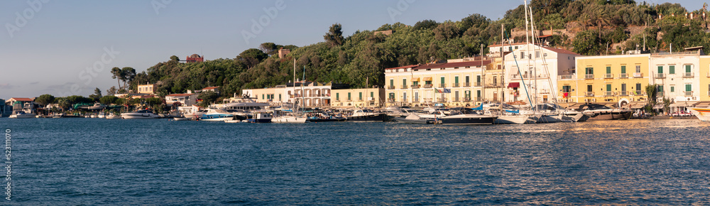 Ischia port the right bank